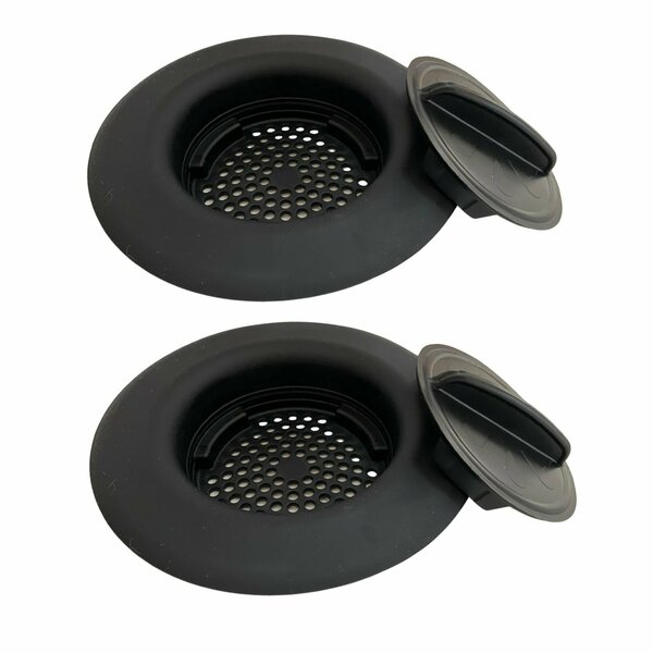 Flex Strainer Kitchen Sink Drain Strainer & Stopper BL, 2PK DPFS1010-2